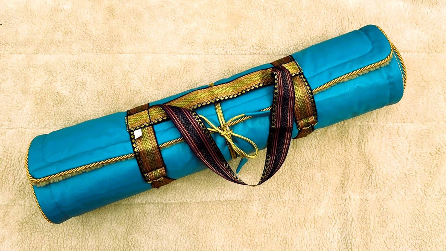 Yogamatte Ägäis mit Lavendelfüllung