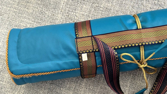 Yogamatte Ägäis mit Lavendelfüllung