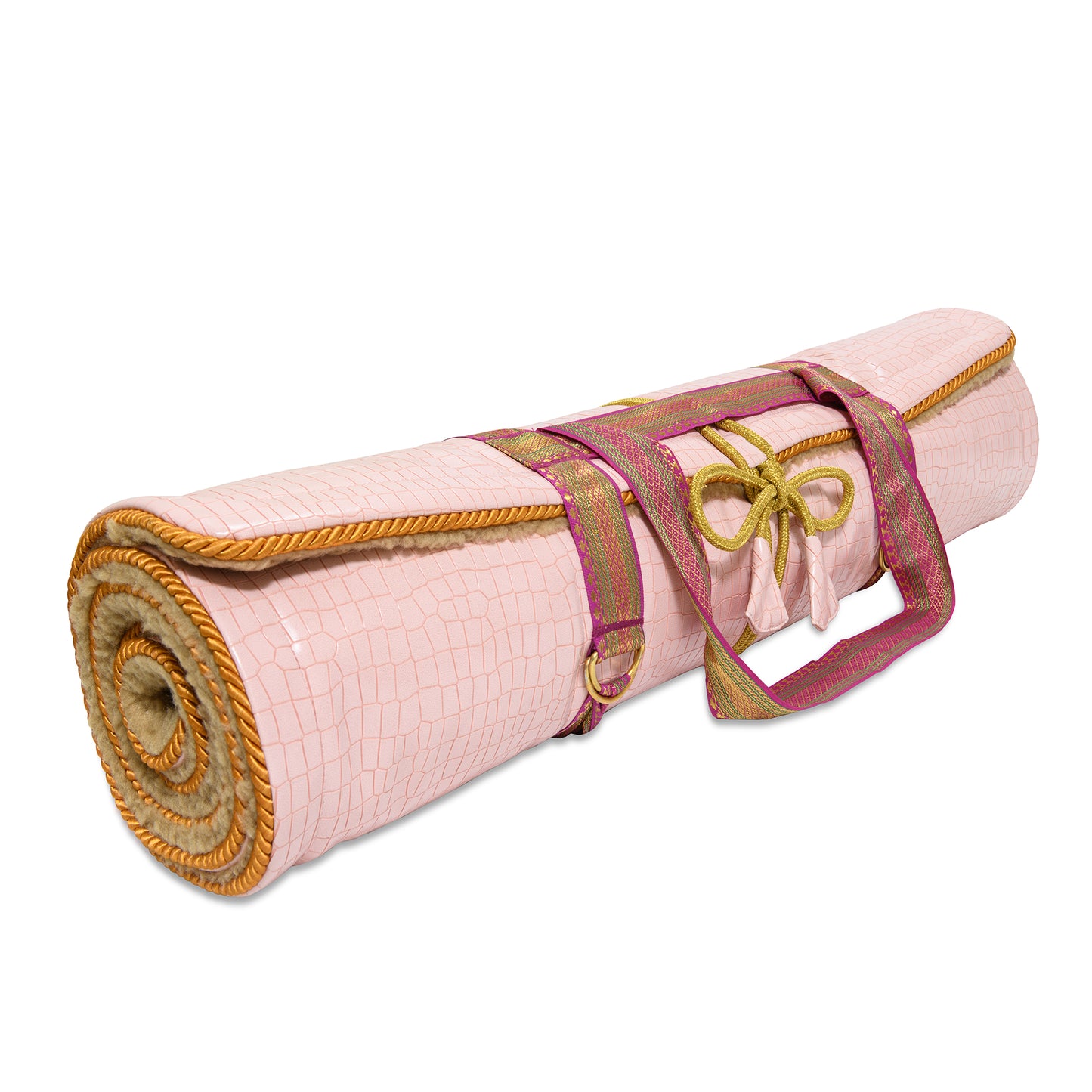 Yogamatte rosa mit Lavendelfüllung