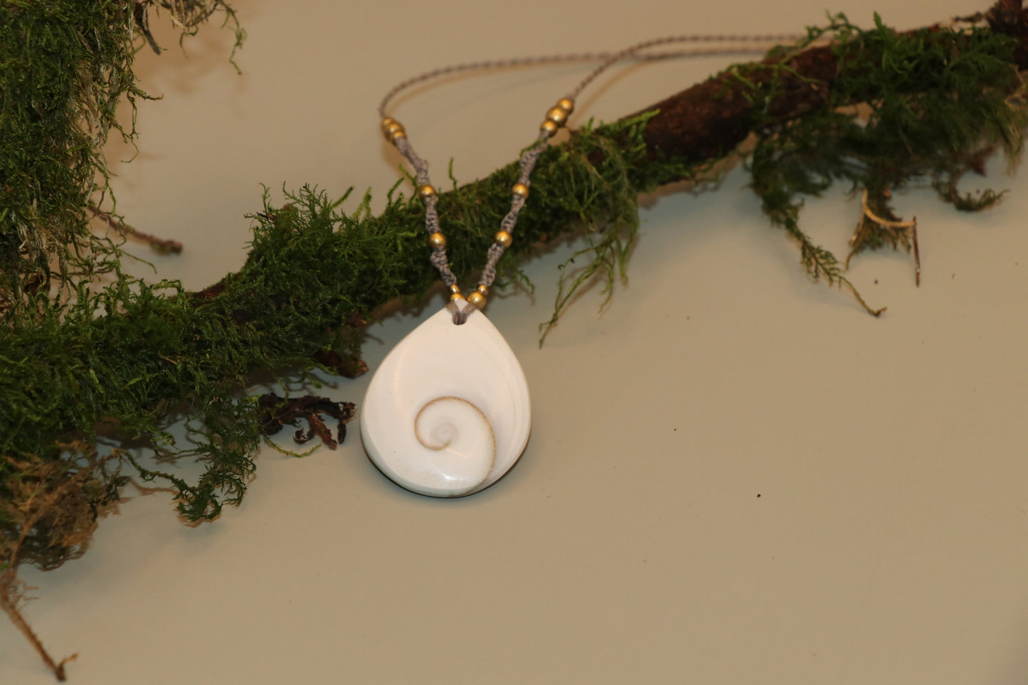 Makramee Kette mit Shiva Auge
