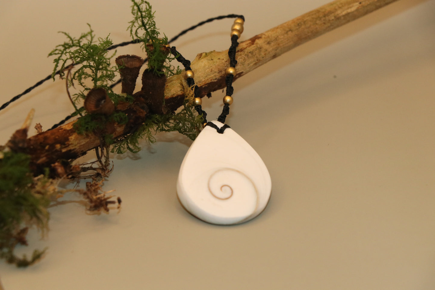 Makramee Kette mit Shiva Auge