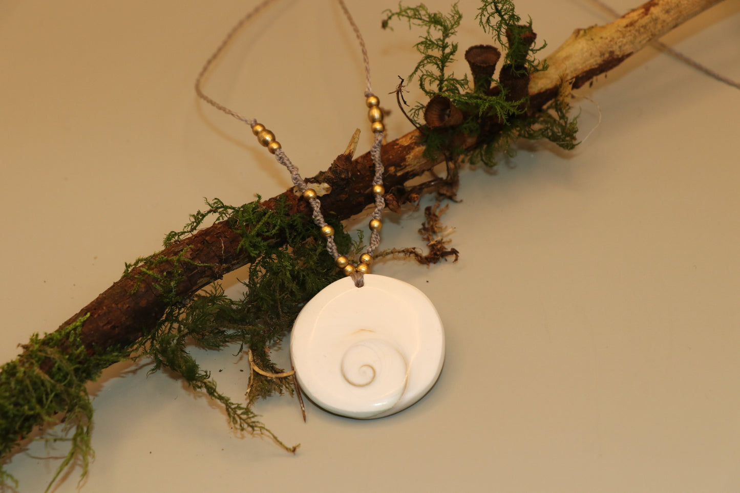Makramee Kette mit Shiva Auge