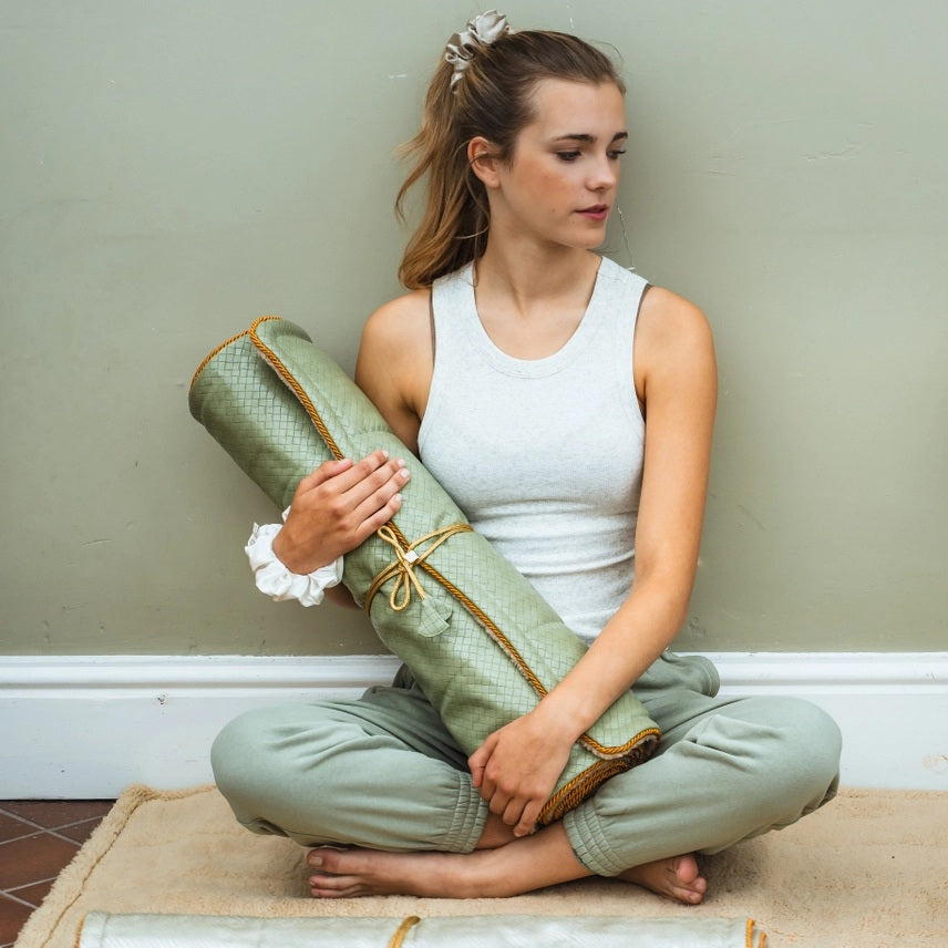 Yogamatte Ägäis mit Lavendelfüllung