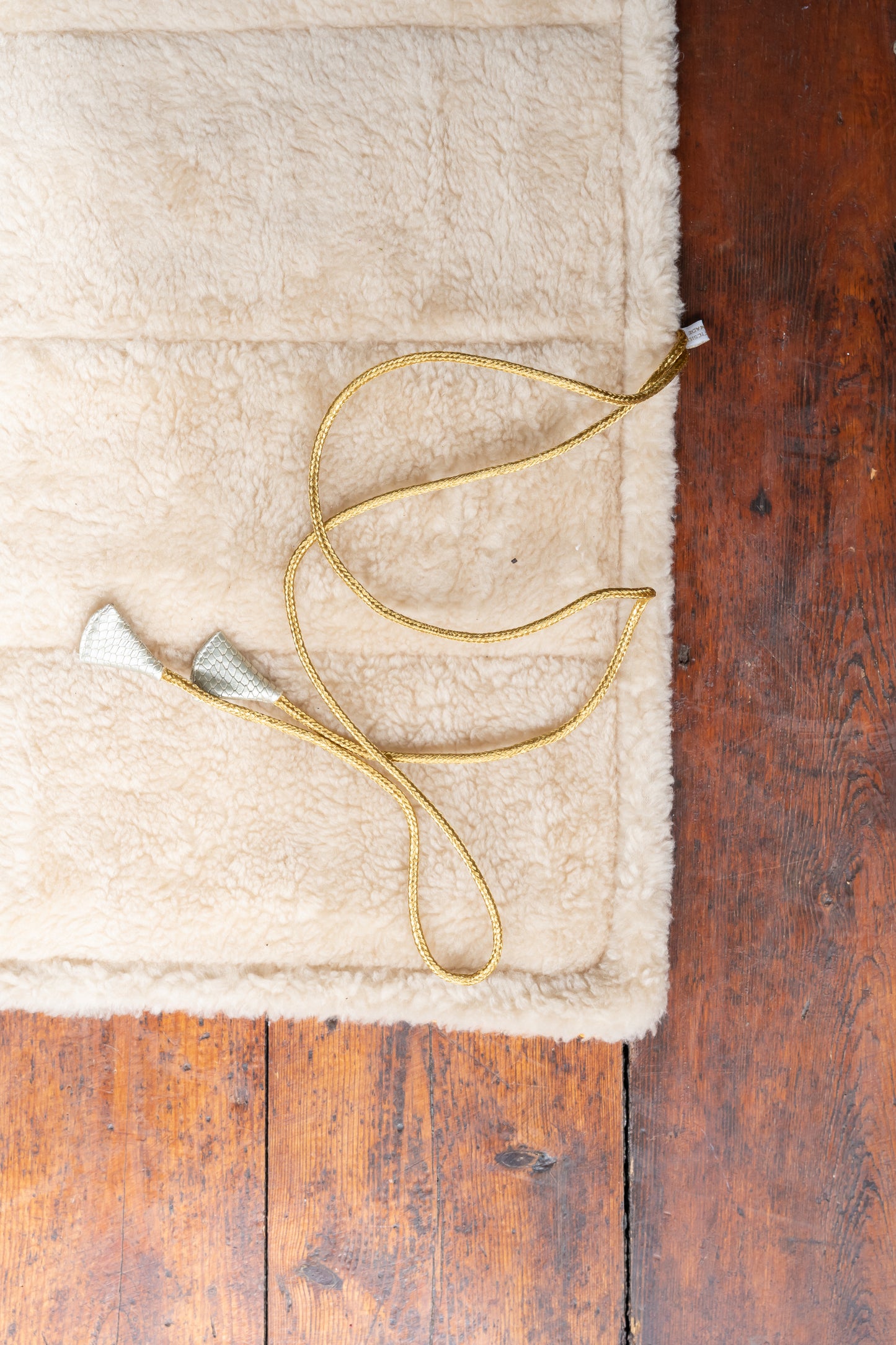 brown yoga mat with lavender filling
