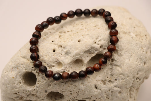 Armkette aus Tigerauge rot