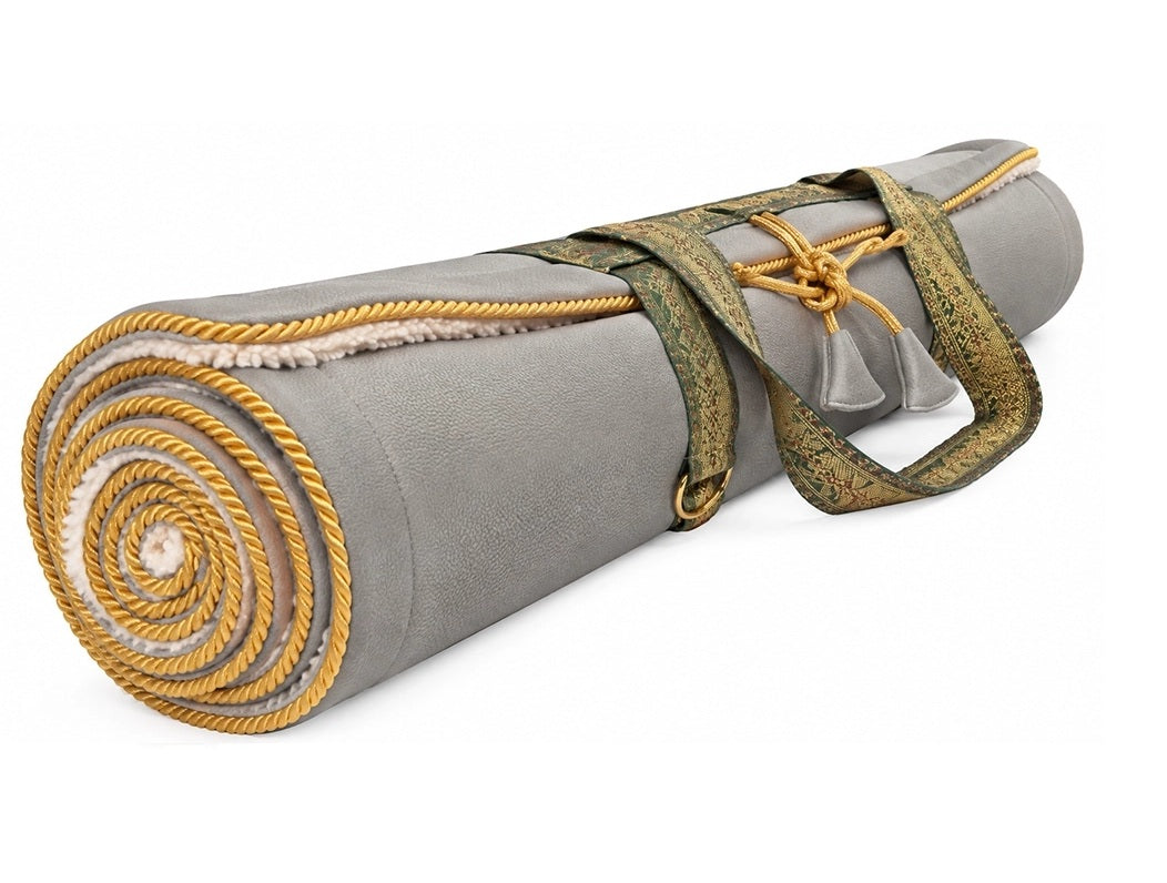 Yogamatte grau mit Lavendelfüllung (in Kürze lagernd)
